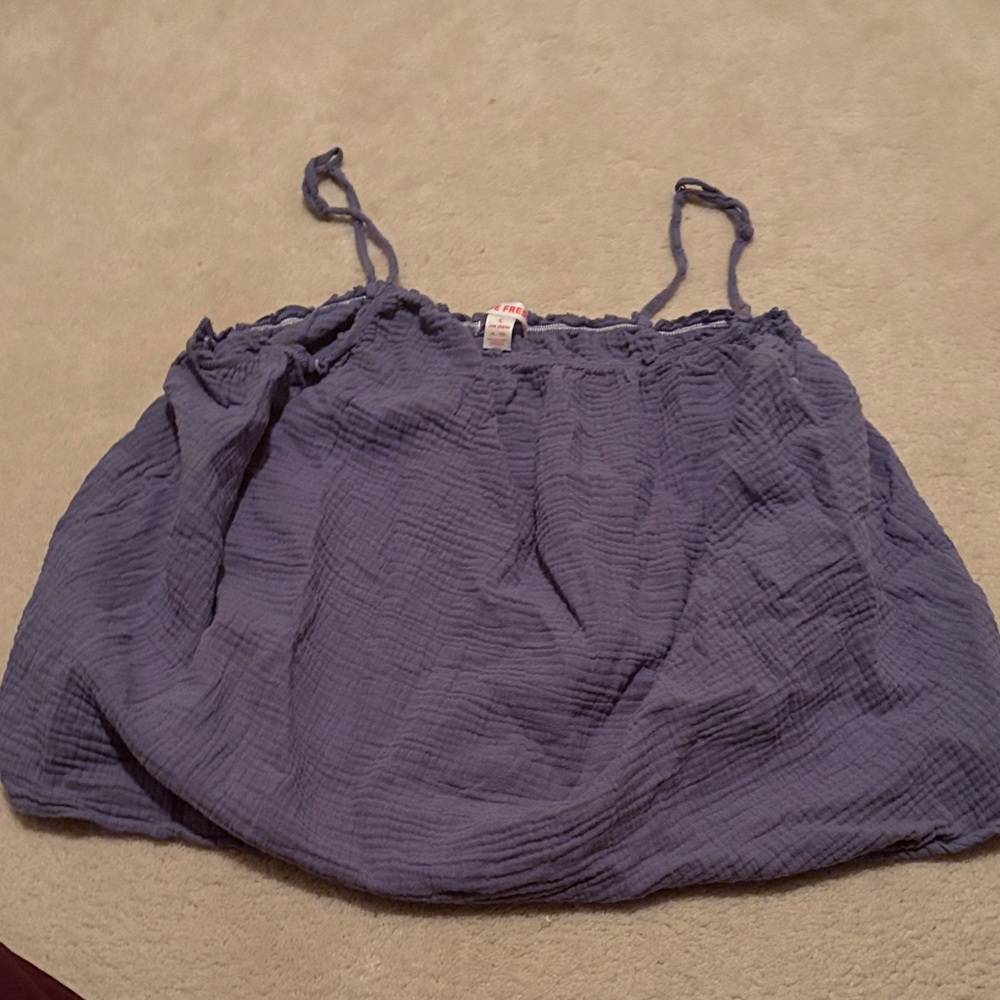 Joe Fresh Purple Crinkle Top